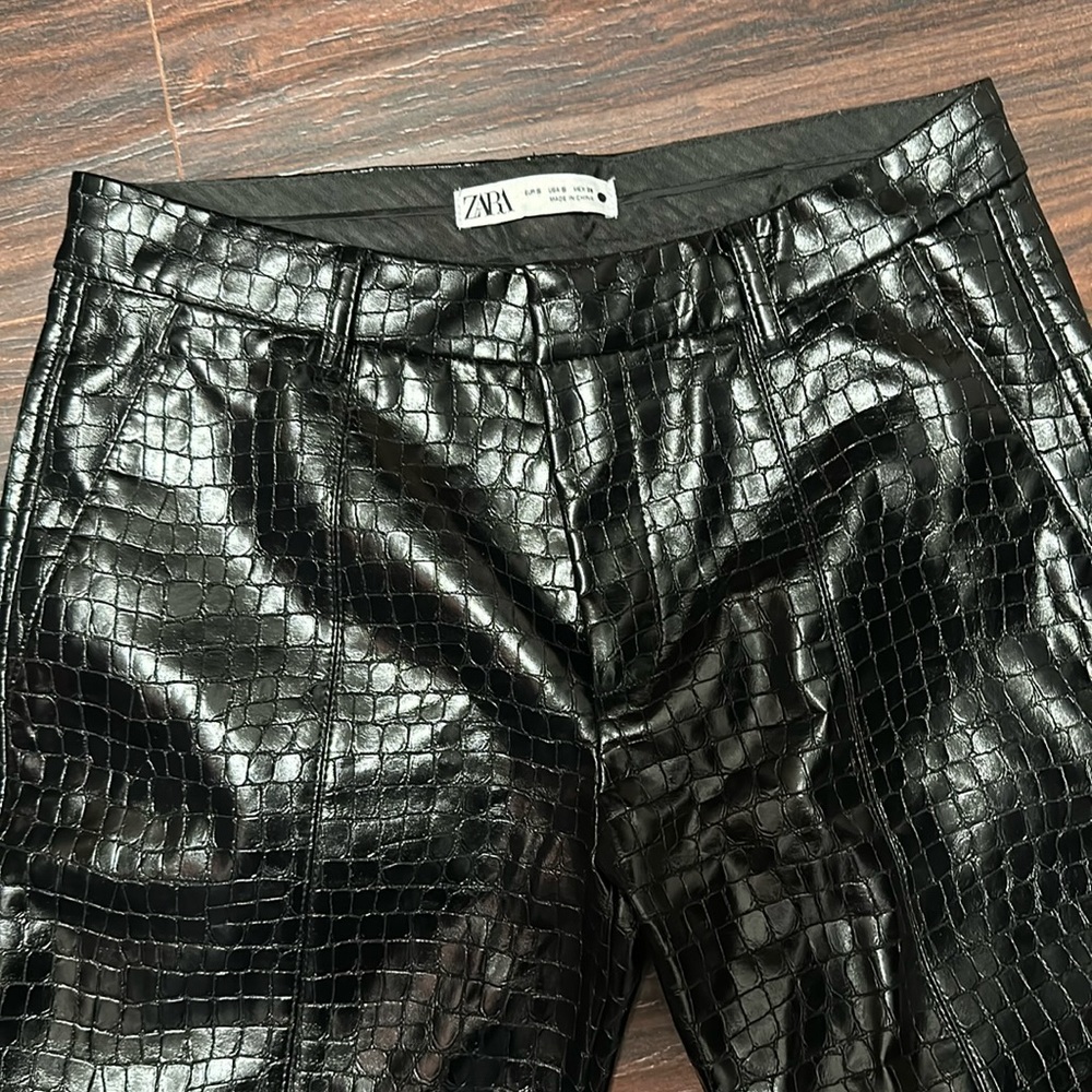 Zara Faux Leather pants NWOT